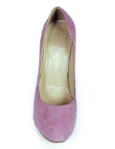 Amazing Pink Glace Kid Leather 5 1/2'' High Heel Shoes For Women