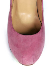 Amazing Pink Glace Kid Leather 5 1/2'' High Heel Shoes For Women