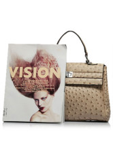Fourre-tout Féminin PU Khaki Elégant 29*13*23cm 