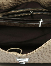 Fourre-tout Féminin PU Khaki Elégant 29*13*23cm 