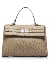 Fourre-tout Féminin PU Khaki Elégant 29*13*23cm 
