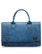 Fourre-tout Féminin PU Bleu 37*14*24cm de la mode 