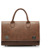ファッションのブラウン 37 * 14 * 24 cm PU レディース トートバッグ