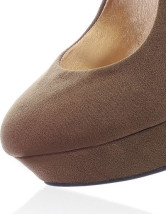 La mode haut talon plate-forme pompes des femmes de la décoration de Zip strass Satin
