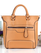 Cool sac fourre-tout de décoration de Zip PU cuir femmes