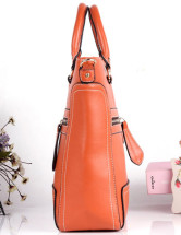 Cool sac fourre-tout de décoration de Zip PU cuir femmes