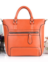 Cool sac fourre-tout de décoration de Zip PU cuir femmes