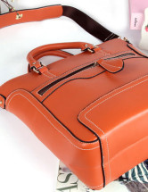 Cool sac fourre-tout de décoration de Zip PU cuir femmes