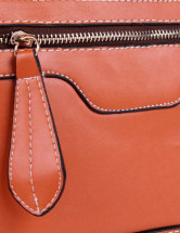 Cool sac fourre-tout de décoration de Zip PU cuir femmes