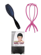 Cosplay Wig Accessories Wig Stand Comb and Wig Cap