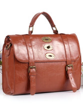 Sweet PU cuir boucles Satchel Bag de femmes décoration