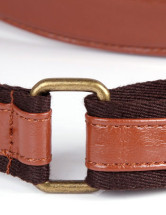 Sweet PU cuir boucles Satchel Bag de femmes décoration