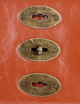 Sweet PU cuir boucles Satchel Bag de femmes décoration