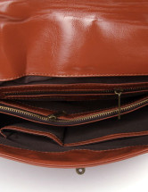 Sweet PU cuir boucles Satchel Bag de femmes décoration