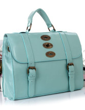 Sweet PU cuir boucles Satchel Bag de femmes décoration