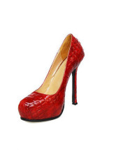 Sexy Red 5 1/2'' Heel Patent Leather Womens Fashion Shoes