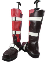 Chaussures de Cosplay de cuir imité en caoutchouc pour Fantaisie Finale Foudre