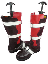 Chaussures de Cosplay de cuir imité en caoutchouc pour Fantaisie Finale Foudre