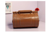 Antique brun boucles PU Womens sac