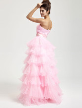 Rose dur fil étage longueur Masquerade robes de bal