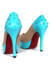 Sexy Platform Stiletto Heel PU Womens Pumps