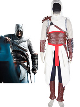 Assassin's Creed Альтаир игры Cosplay костюм из хлопка кожи