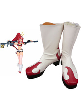 Gurren Lagann Yoko Imitated Leather Rubber Cosplay Boots