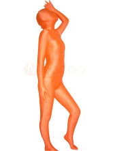 Orange Spandex Unisex Zentai Suit