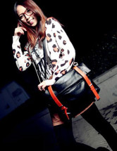 Popular Belt Buckles Womens PU Shoulder Bag