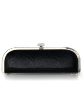 Luxurious Hasp Closure RHinestones PU Clutch Bag
