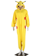 Pokemon Pikachu Cosplay Kigurumi Unmasking Costume