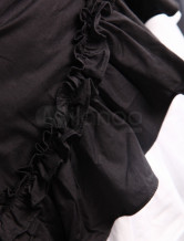 Robe de lolita noire et blanche de Lolita en fil