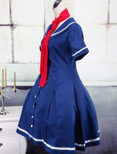 Robe classique de Lolita en bleu foncé