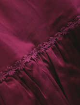 Cotton Fuchsia Red Ruffles Classic Lolita Dress