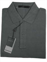 Gris foncé 60% coton 40% polyester manches courtes Polo Hommes