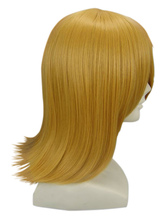 Deep Gold 40cm VOCALOID Kagamine Rin Nylon Cosplay Wig