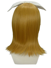 Deep Gold 40cm VOCALOID Kagamine Rin Nylon Cosplay Wig
