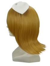 Deep Gold 40cm VOCALOID Kagamine Rin Nylon Cosplay Wig