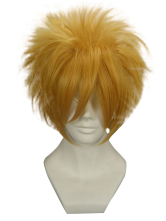 Golden 32cm Kingdom Hearts Birth by Sleep-Ventus Nylon Cosplay Wig