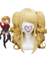 Golden 40cm When They Cry 3 Umineko no Naku Koro ni Beruzebubu Nylon Cosplay Wig