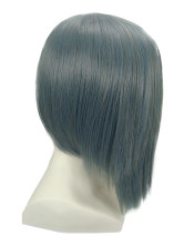 Gray 40cm Kingdom Hearts Zexion Nylon Cosplay Wig