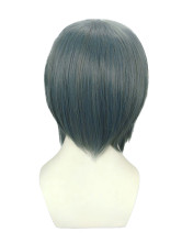 Gray 40cm Kingdom Hearts Zexion Nylon Cosplay Wig