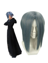 Gray 40cm Kingdom Hearts Zexion Nylon Cosplay Wig