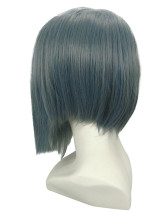 Gray 40cm Kingdom Hearts Zexion Nylon Cosplay Wig