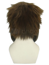 Hakuouki Shinsengumi Kitan Okita Souji Brown 35cm Nylon Cosplay Wig