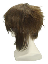Hakuouki Shinsengumi Kitan Okita Souji Brown 35cm Nylon Cosplay Wig