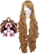 Light Golden 90cm CodeGeass Nunnally Vi Britannia Nylon Cosplay Wig