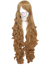 Light Golden 90cm CodeGeass Nunnally Vi Britannia Nylon Cosplay Wig