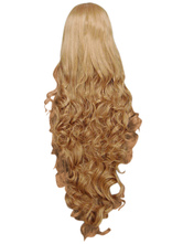 Light Golden 90cm CodeGeass Nunnally Vi Britannia Nylon Cosplay Wig