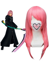 Pink 60cm Kingdom Hearts- Organization XIIIMarluxia Nylon Cosplay Wig